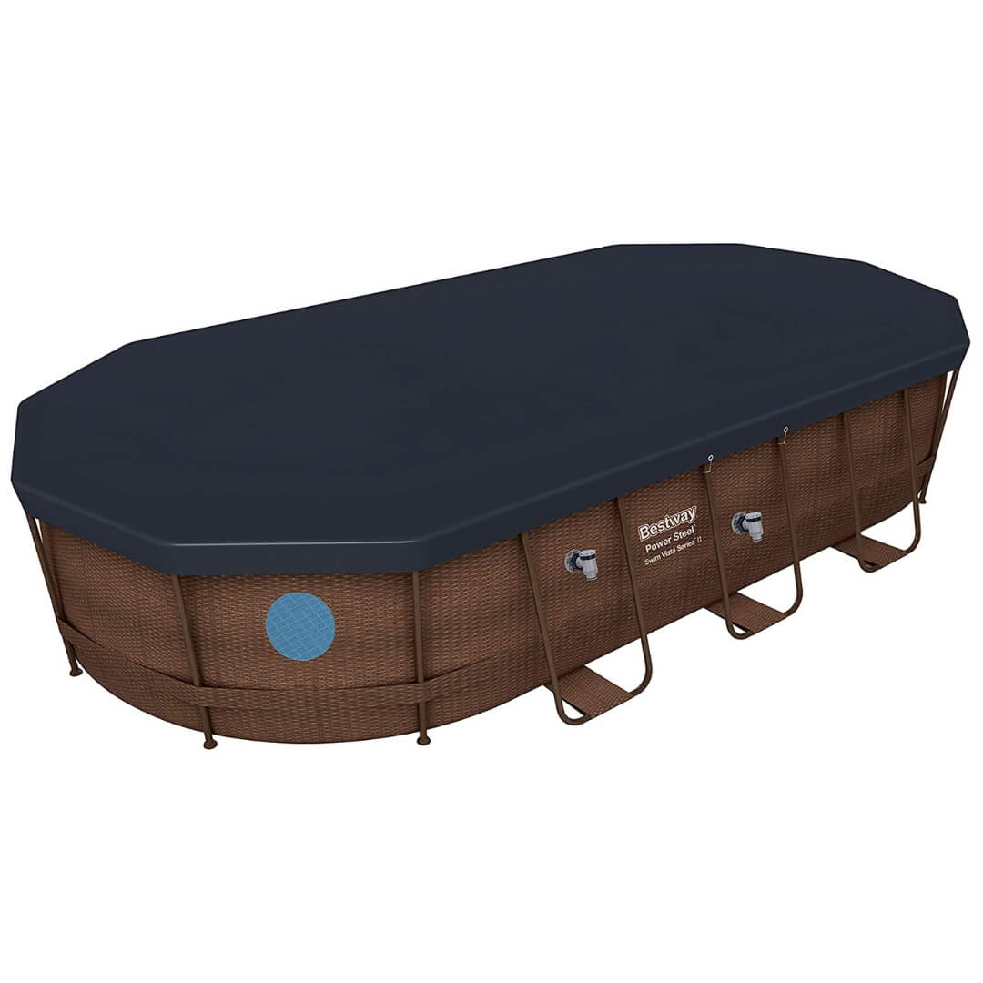 Piscine 549 x 274 x 122 cm marron - Bestway Realtree Bouée + Tous les accessoires