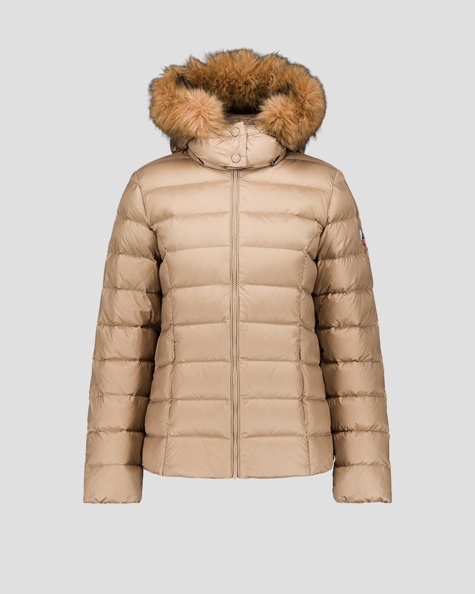 Doudoune à capuche Grand Froid Beige Luxe