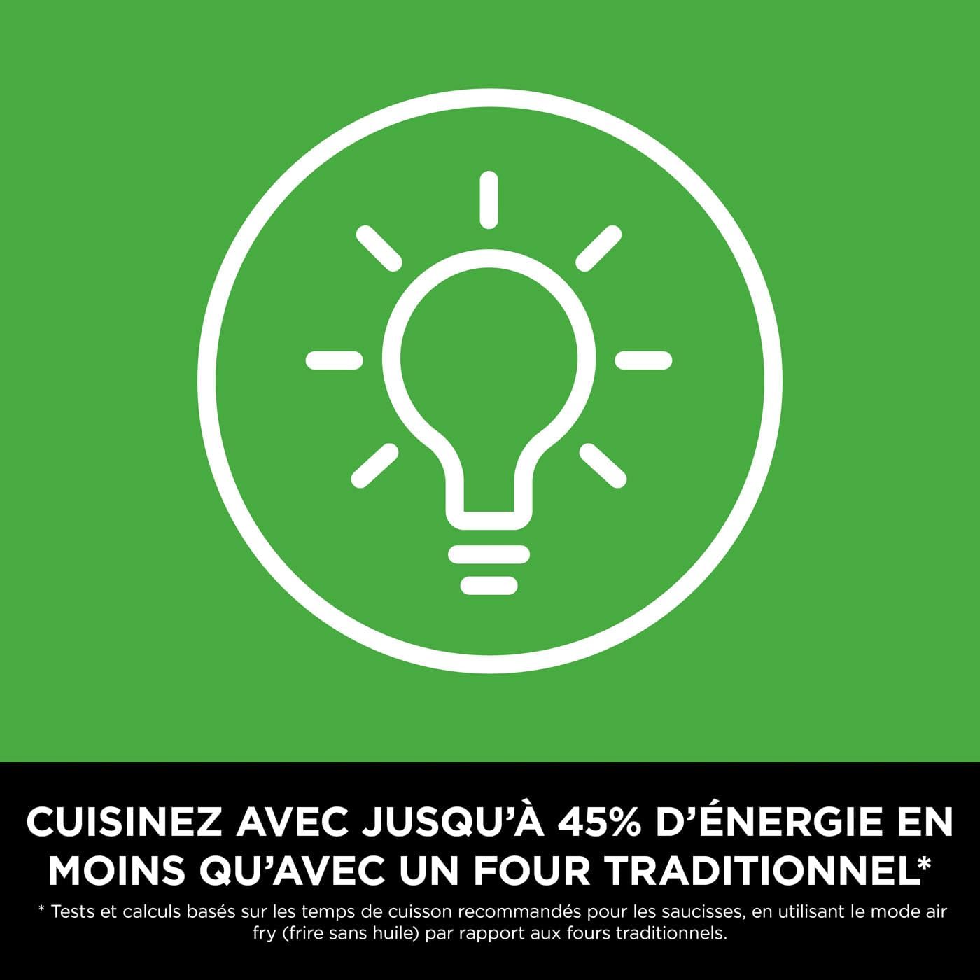 NINJA Foodi FlexDrawer Air Fryer, Dual Zone Avec Séparateur Amovible, Grand Tiroir de 10.4 L, 7-en-1, Double Zone, Pièces Antiadhésives Compatibles Au Lave-Vaisselle, Noir & Cuivre, AF500EUCP