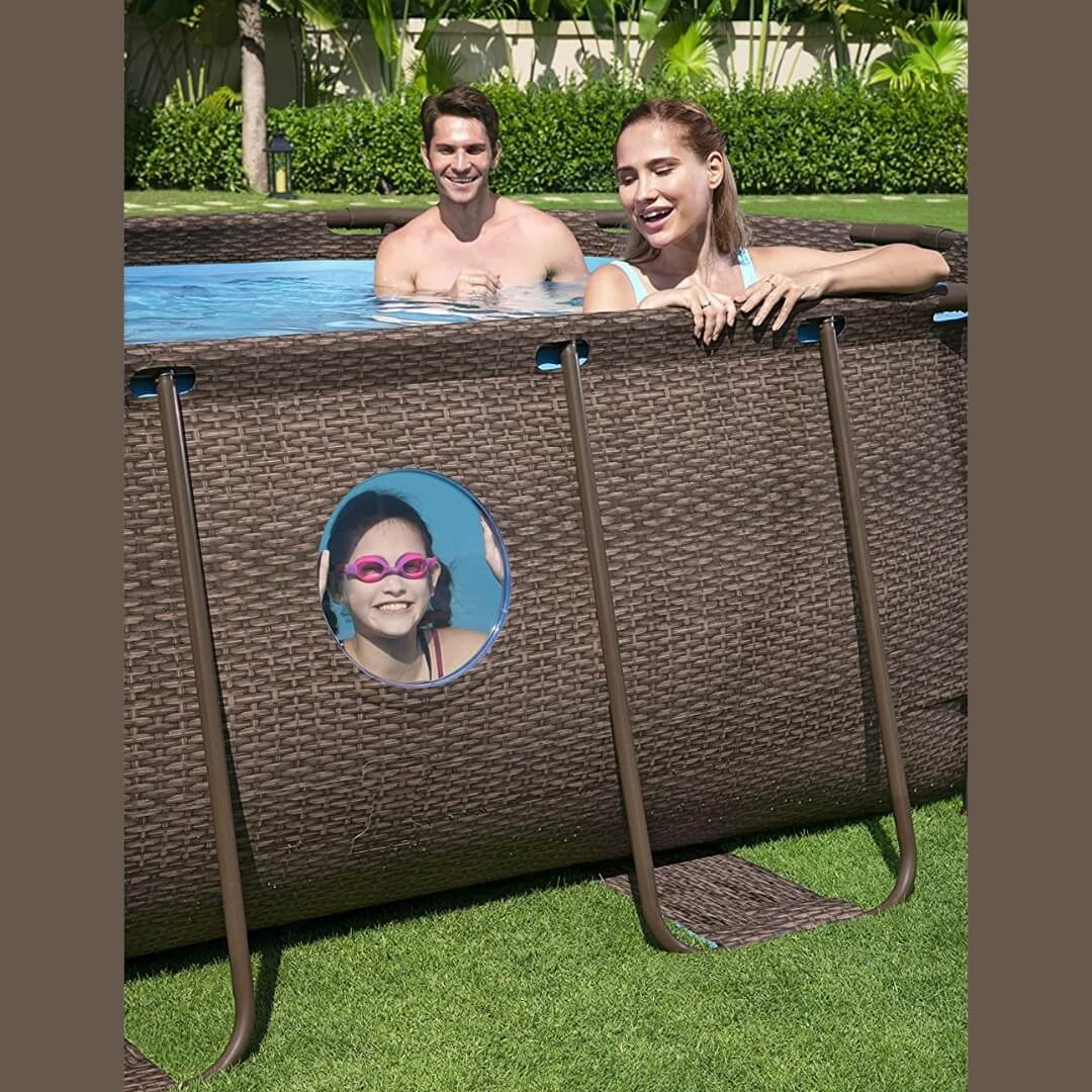 Piscine 549 x 274 x 122 cm marron - Bestway Realtree Bouée + Tous les accessoires