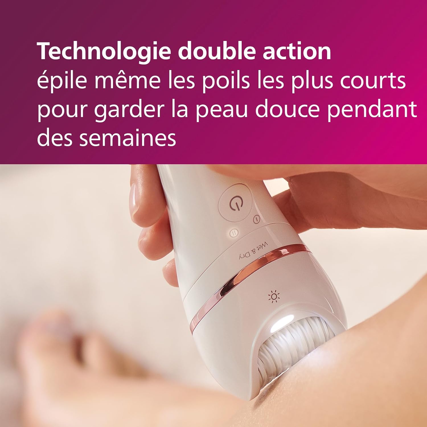 Philips Series 9000 - set beauté, Epilateur tout-en-un pour le corps, le visage et les pieds, appareil Wet & Dry sans fil pour épilation et soin de la peau, avec 12 accessoires, (modèle BRE740/90)