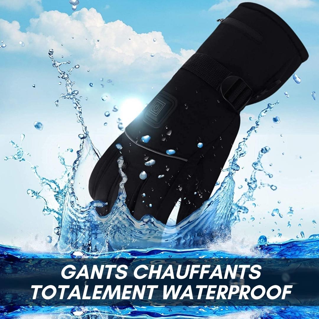 GANTS CHAUFFANTS WATERPROOF - BATTERIE 8 HEURES