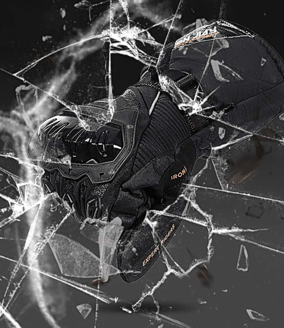POWER GANTS : Gant moto chauffant homologue CE, tactile, imperméables et coupe-vent