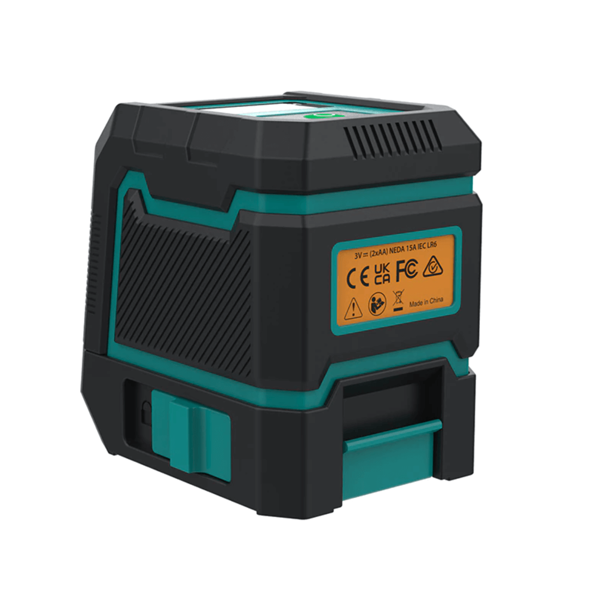 Niveau Laser vert/rouge à 2 lignes, projection horizontale et verticale à nivellement automatique, montage fileté de 1/4 pouces