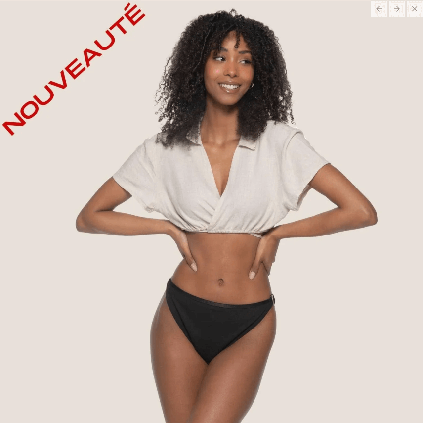 Culotte Menstruelle Détachable à Clips SOLEVIA Flux Moyen (Jour)