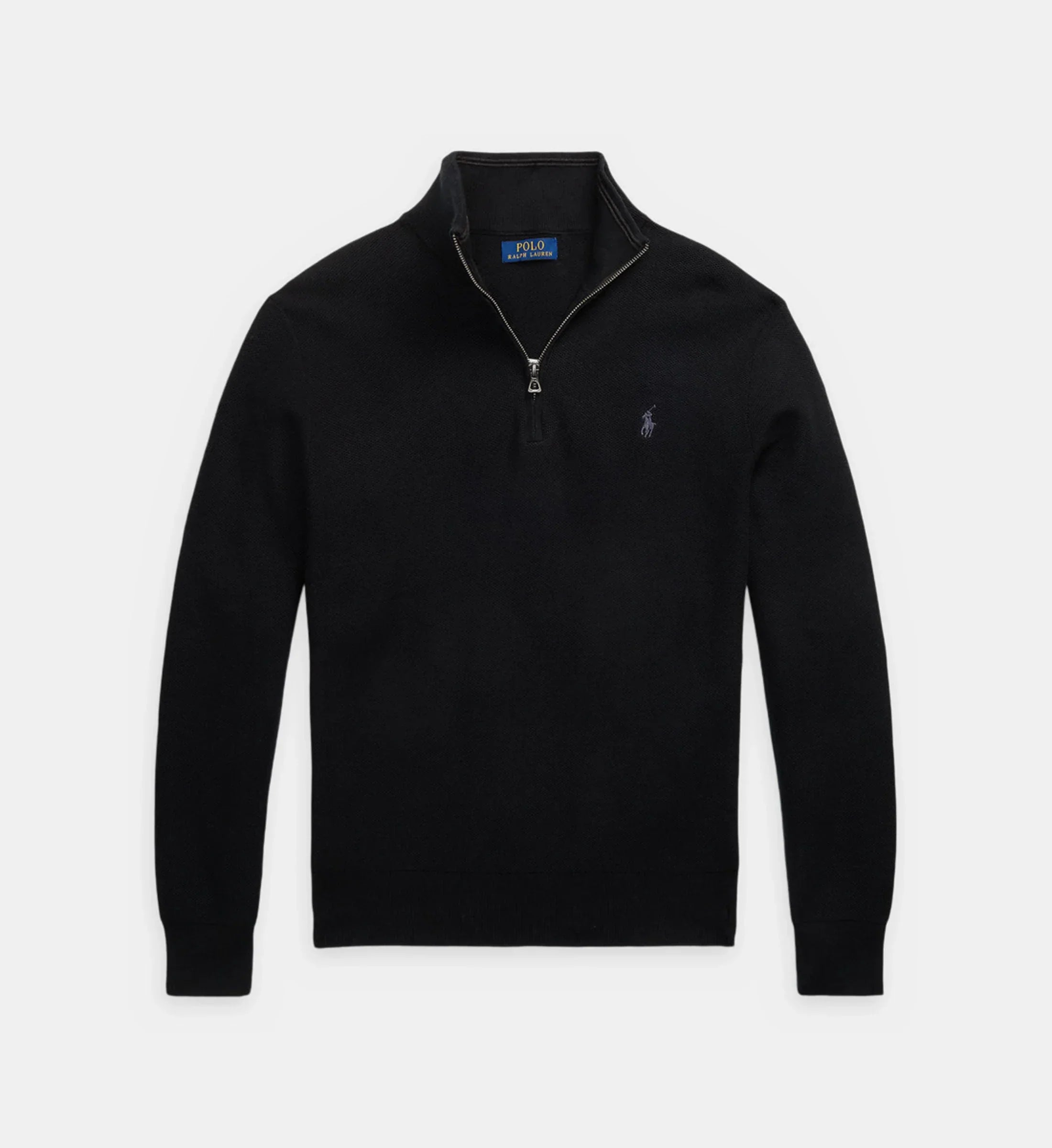 Pull droit col camionneur coton piqué