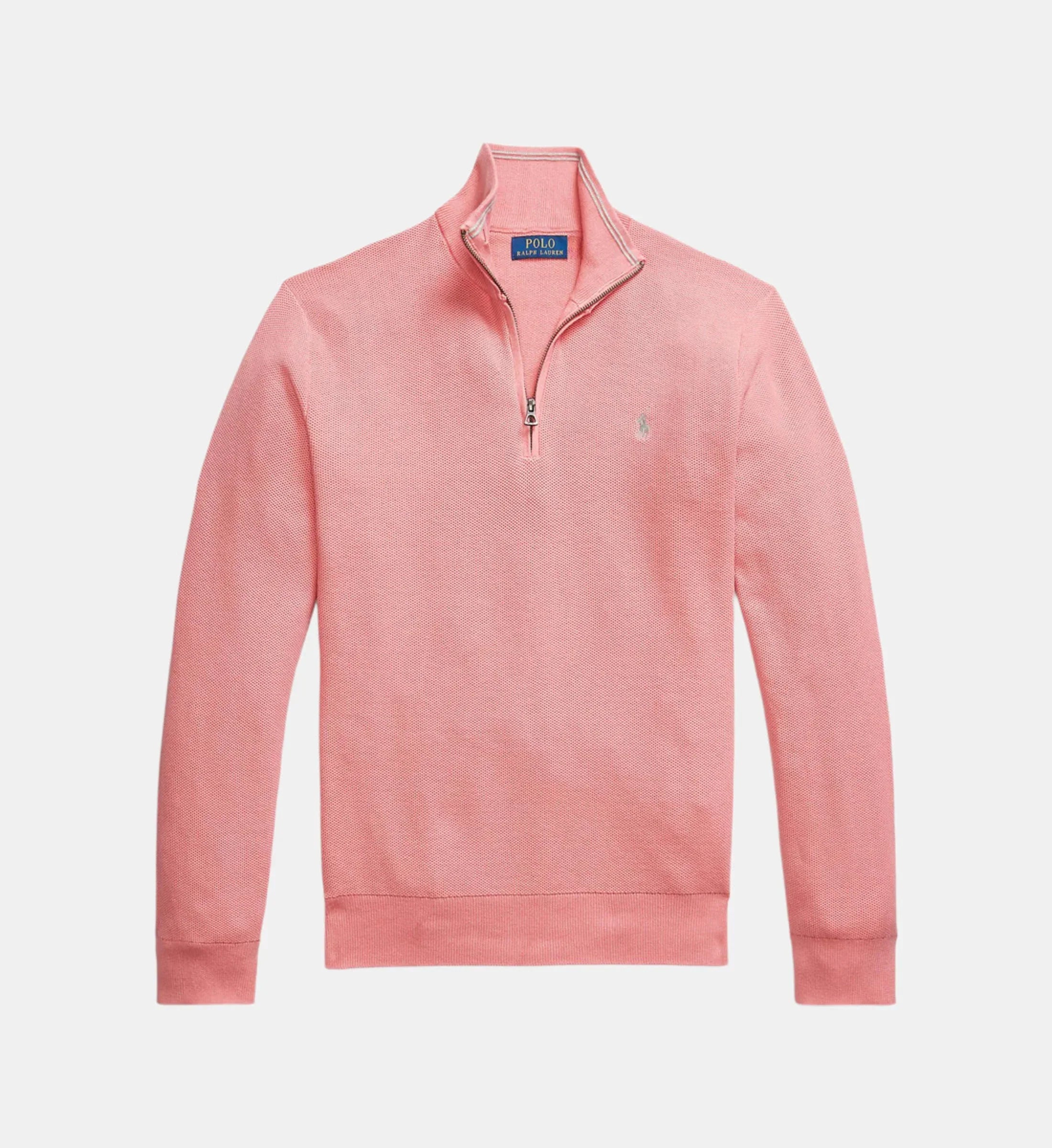 Pull droit col camionneur coton piqué