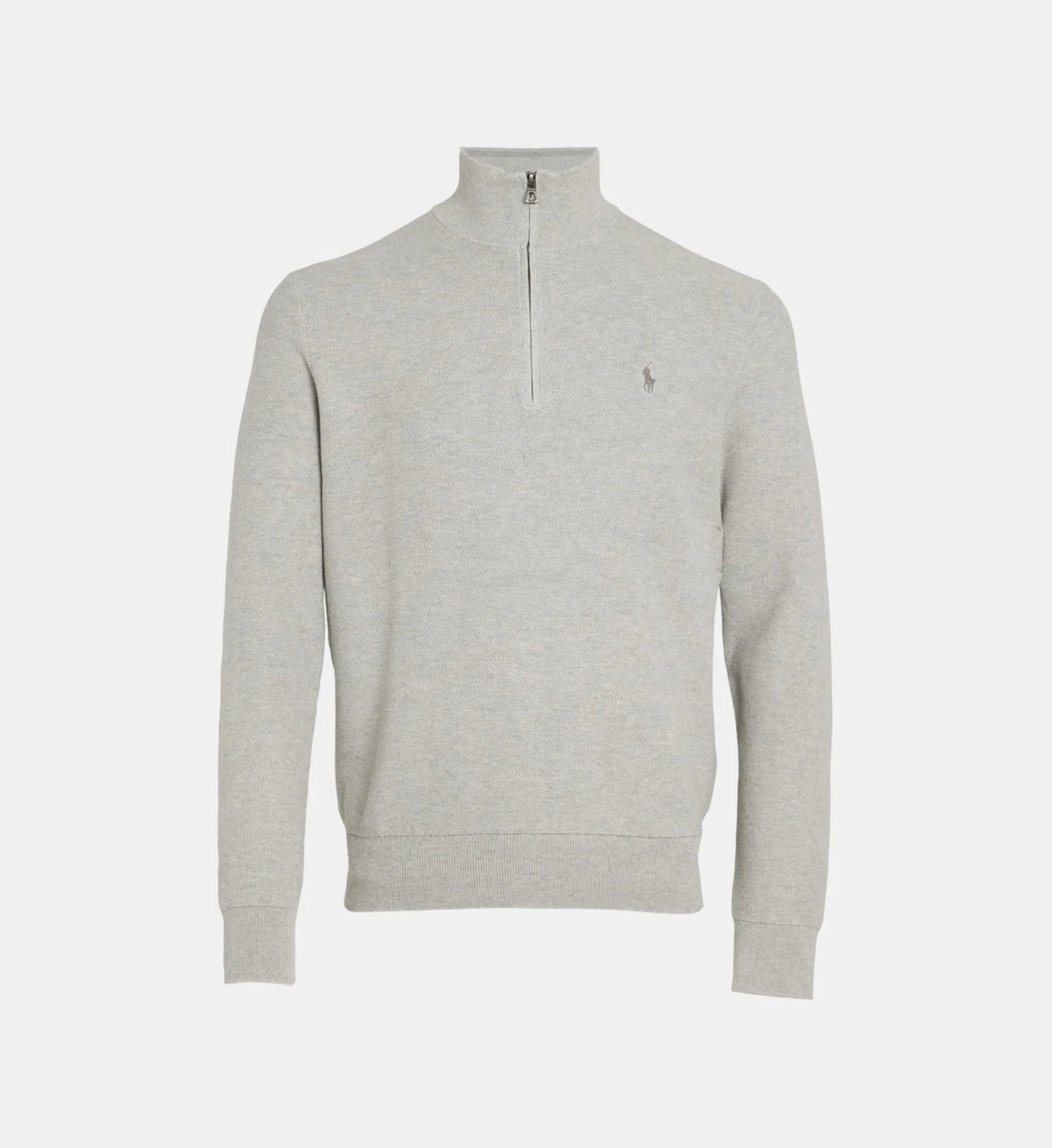 Pull droit col camionneur coton piqué