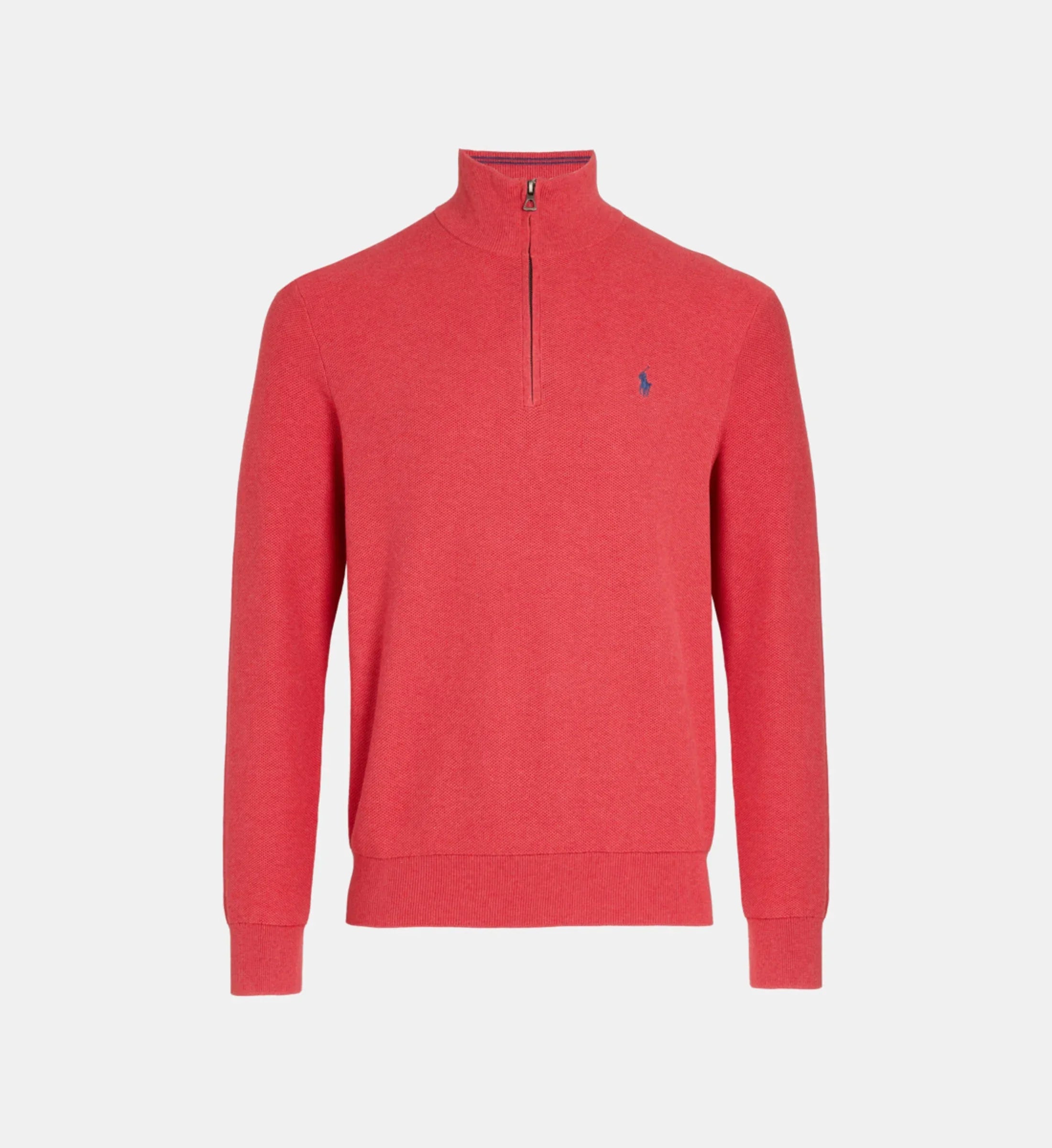 Pull droit col camionneur coton piqué