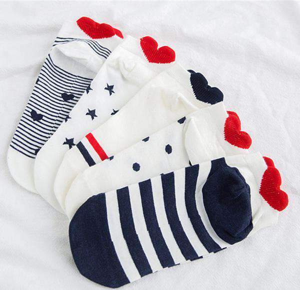 Kit Chaussettes Love (Lot x5 Paires) Taille Unique