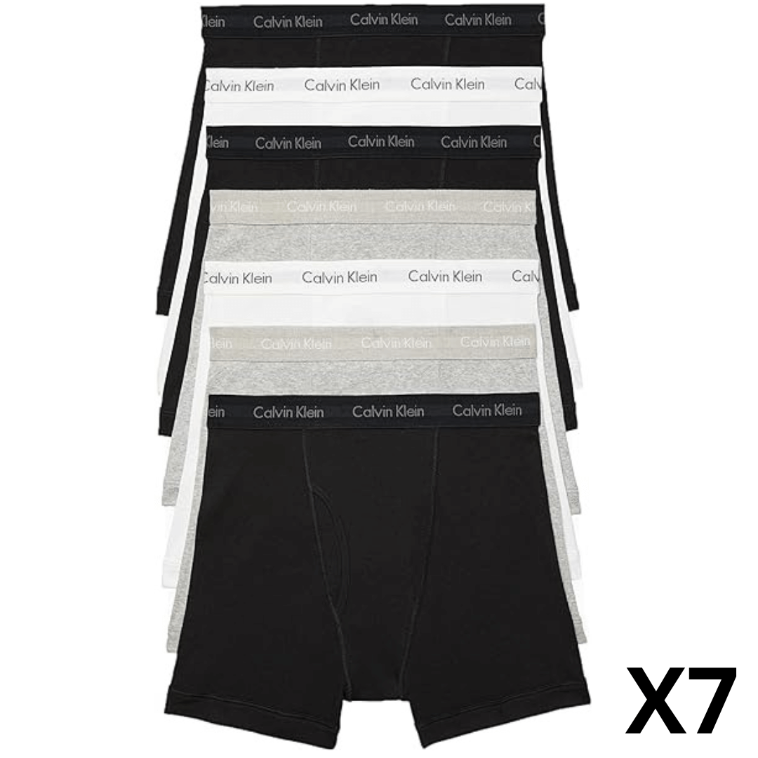 Boxer Calvin Klein Homme 100% Coton - Pack de 7