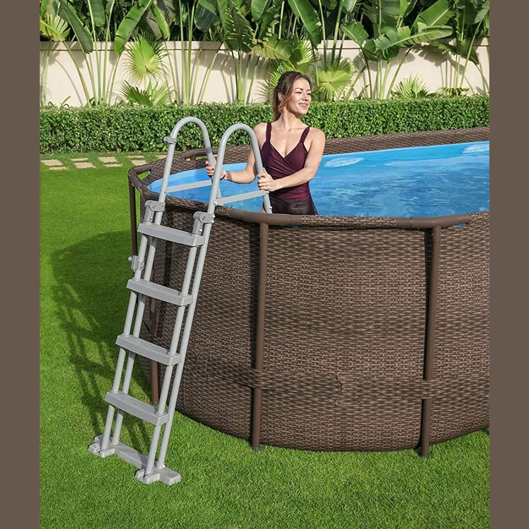 Piscine 549 x 274 x 122 cm marron - Bestway Realtree Bouée + Tous les accessoires