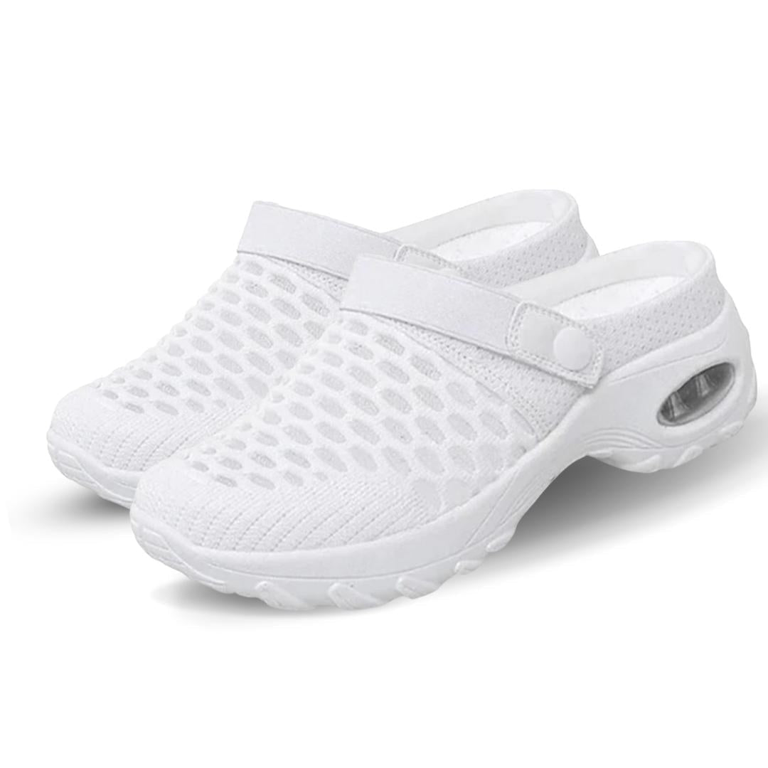 Chaussures à semelle compensée avec maintient du talon, sandales orthopédiques pour diabétiques / antidérapantes décontractée