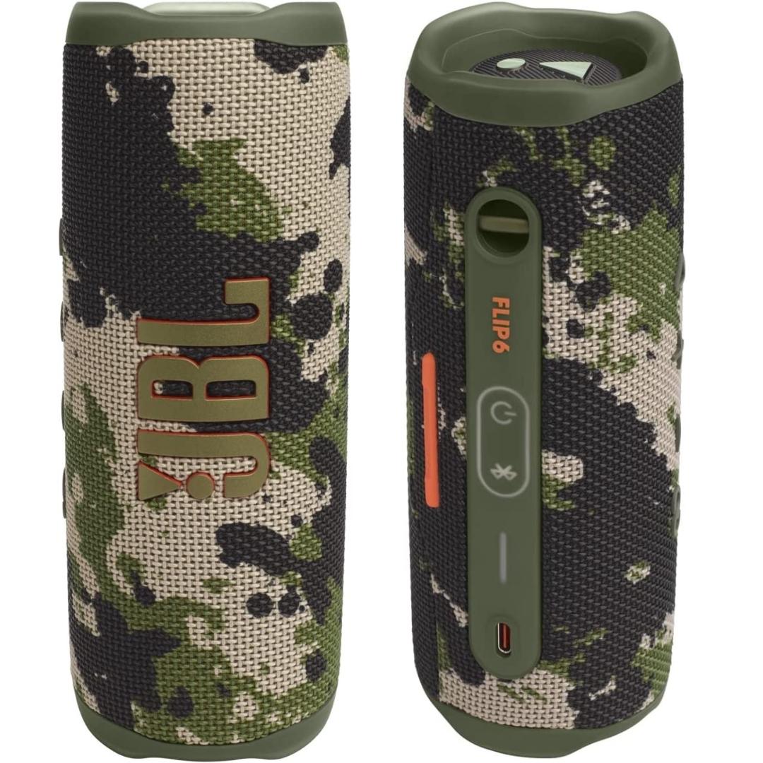 ENCEINTE BLUETOOTH PORTABLE GBL FLIP 6 (étanche à l'eau et à la poussière, haut-parleur haute fréquence pour des basses profondes, 12 heures d'autonomie)