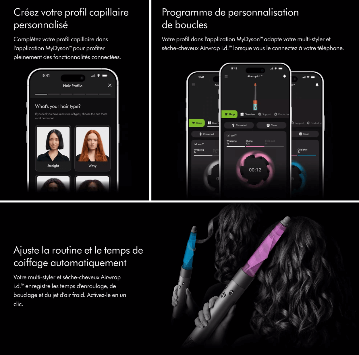 Dyson - Fer multistyle Airwrap i.d.Cheveux raides à ondulés Rose Céramique