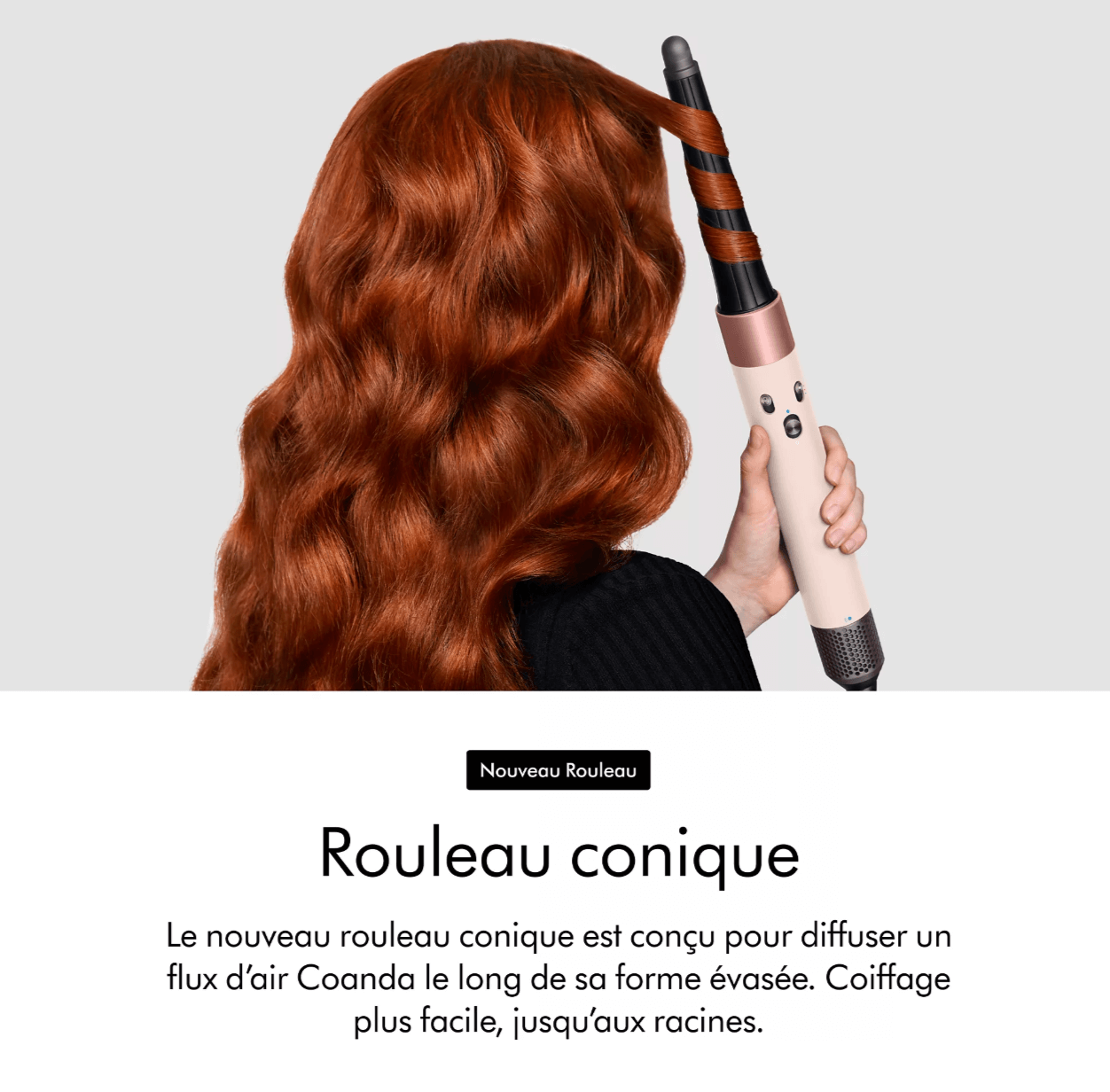 Dyson - Fer multistyle Airwrap i.d.Cheveux raides à ondulés Rose Céramique
