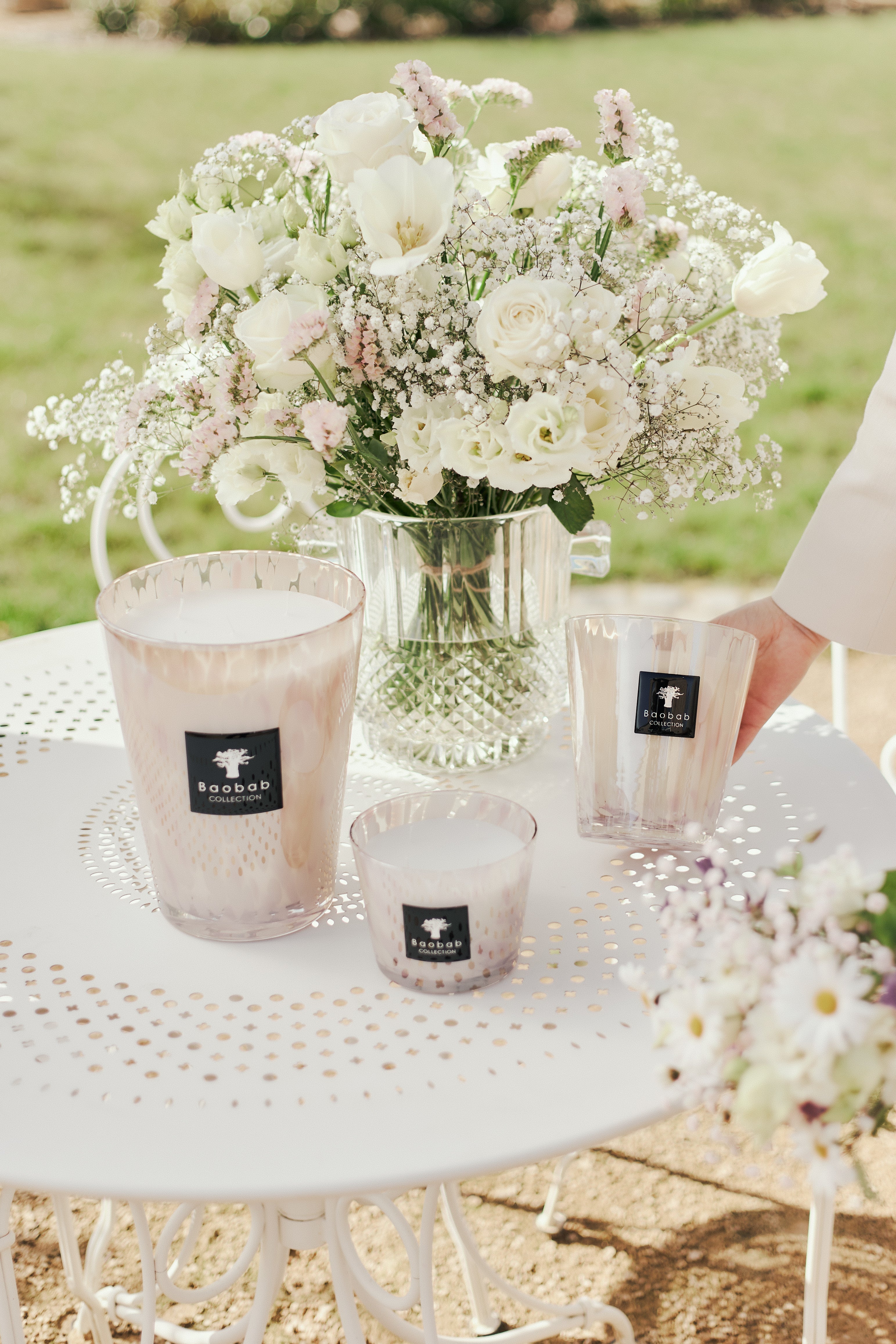 BOUGIE PARFUMÉE WHITE PEARLS