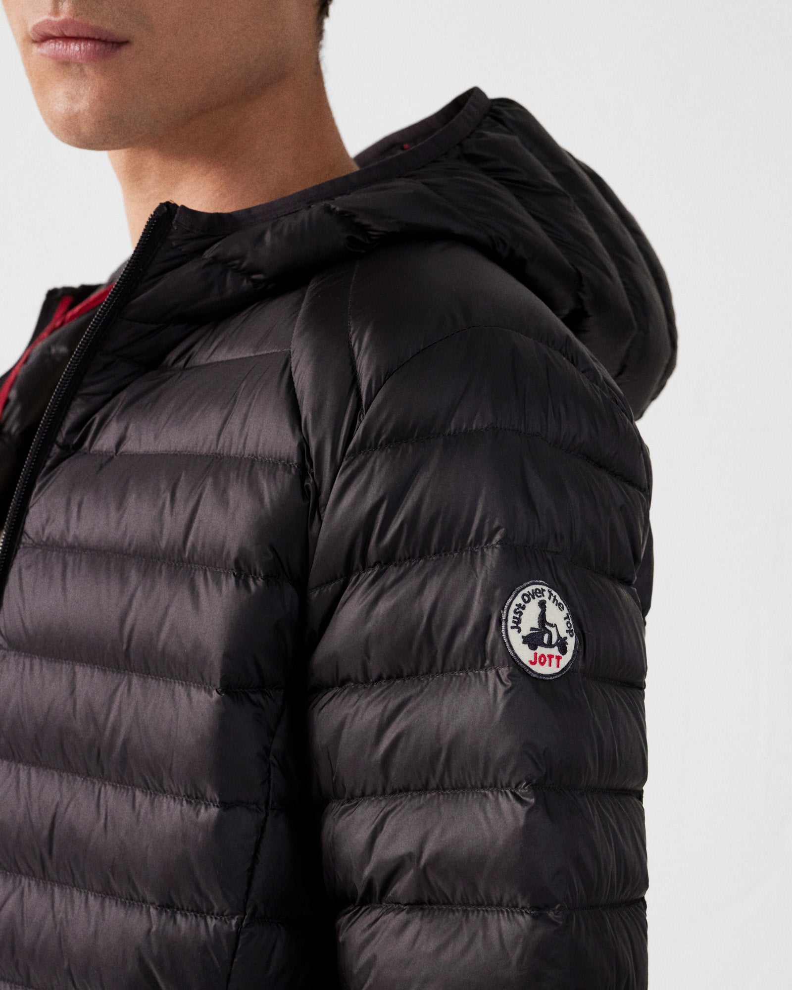 Doudoune légère à capuche Noir Nico