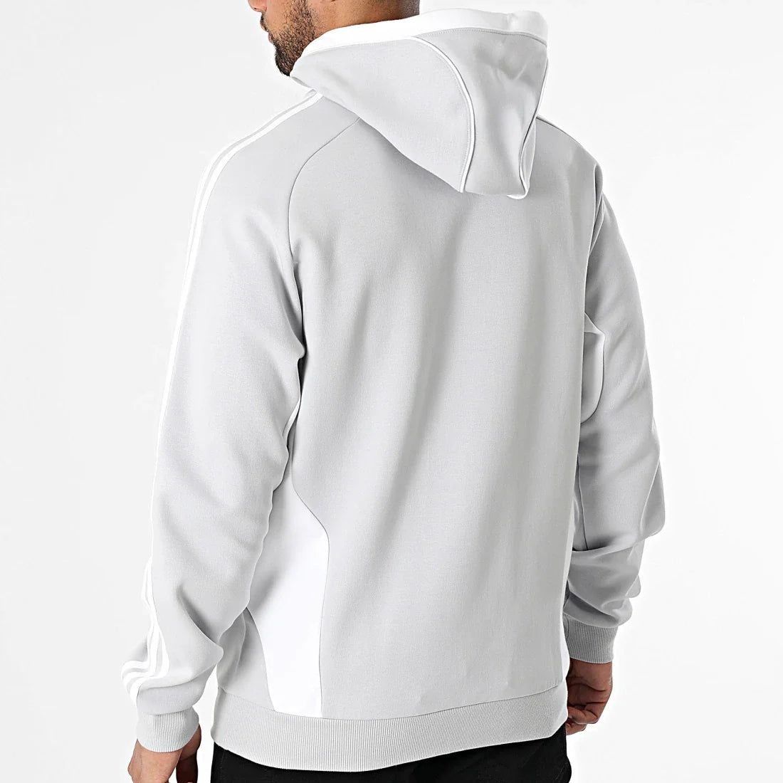 Sweat Capuche Real Madrid Gris Clair