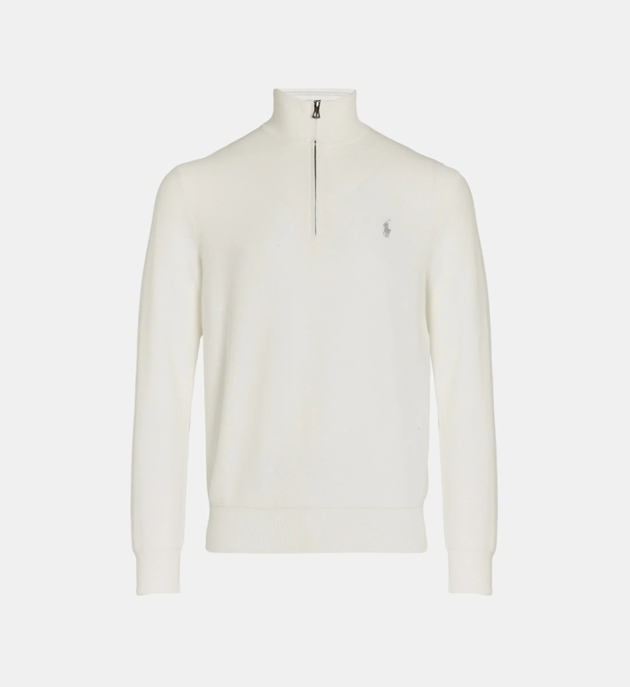 Pull droit col camionneur coton piqué