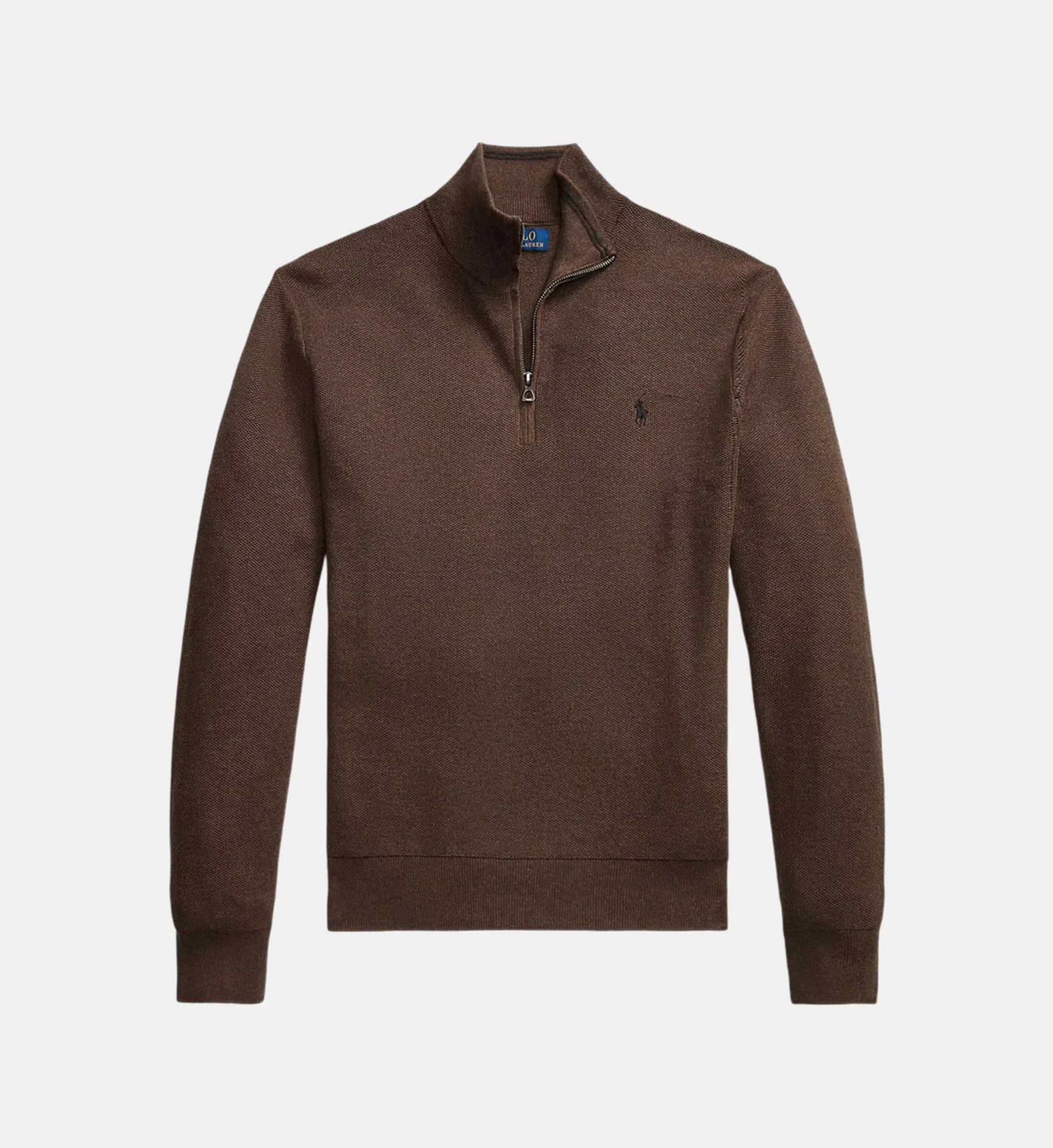 Pull droit col camionneur coton piqué